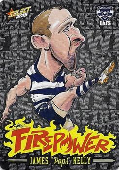 2015 Select AFL Champions - Firepower Caricatures #FC19 James Kelly Front